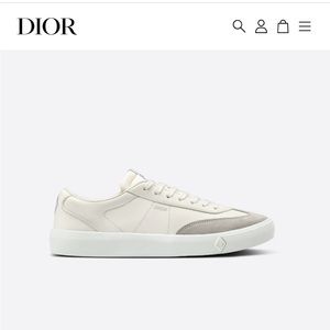 DIOR B101 SNEAKER
Cream Smooth Calfskin and Greige Nubuck